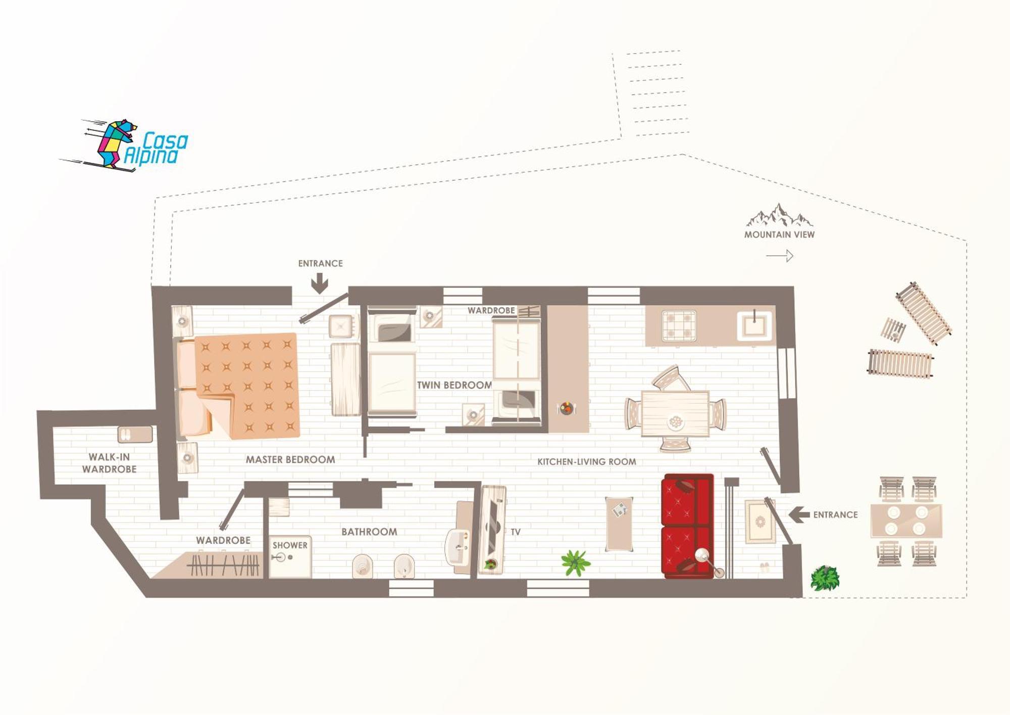 Casa Alpina - Sarre Apartment Aosta Exterior photo